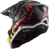 LS2 MX703 X-FORCE-06 CARBON-6K BARRIER off-road helma H-V-žlutá